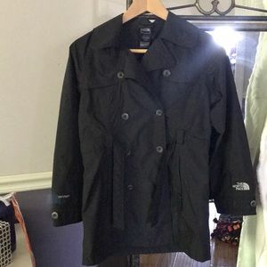 girls medium north face rain jacket